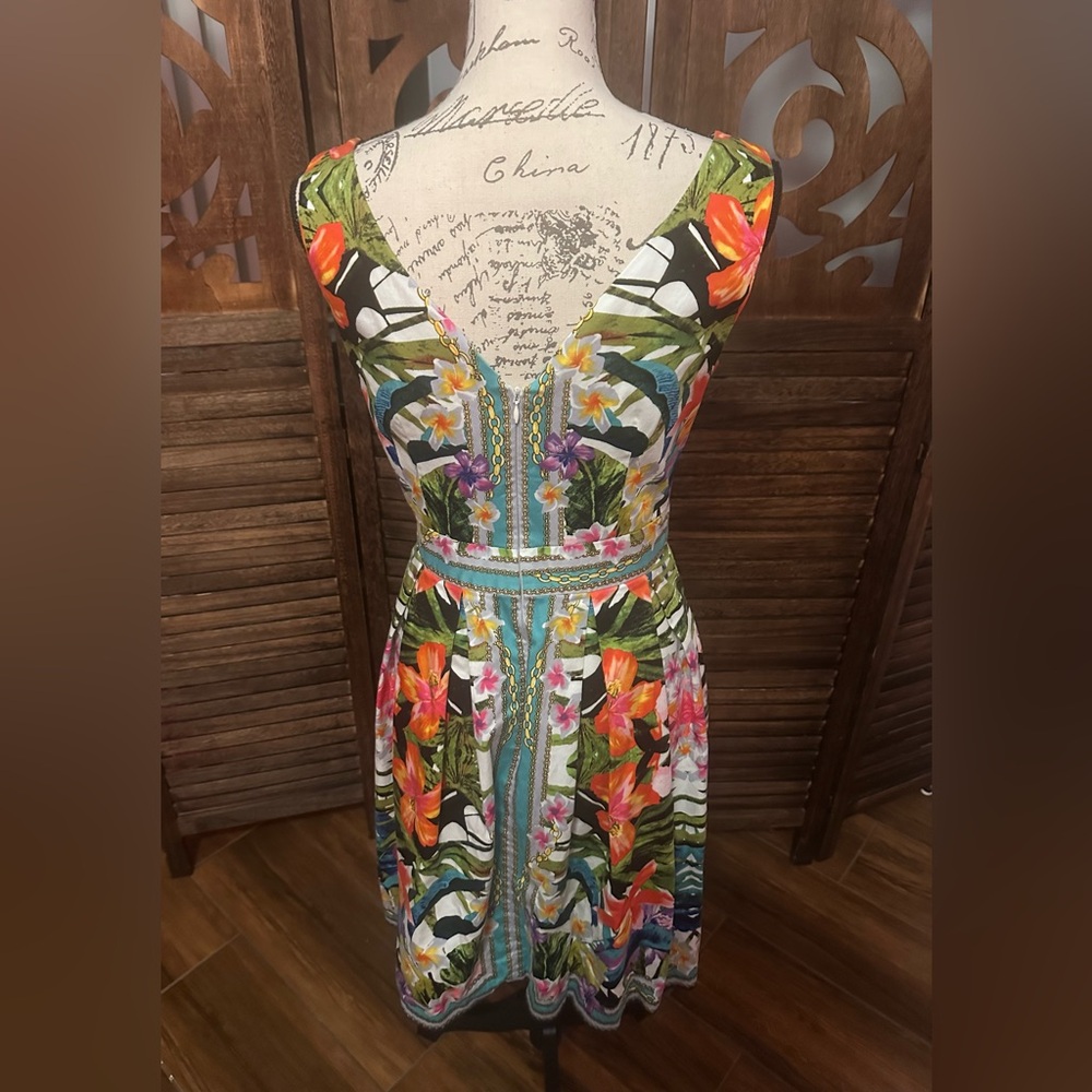 Floral Rainbow Maggy London Dress - Picture 2 of 7